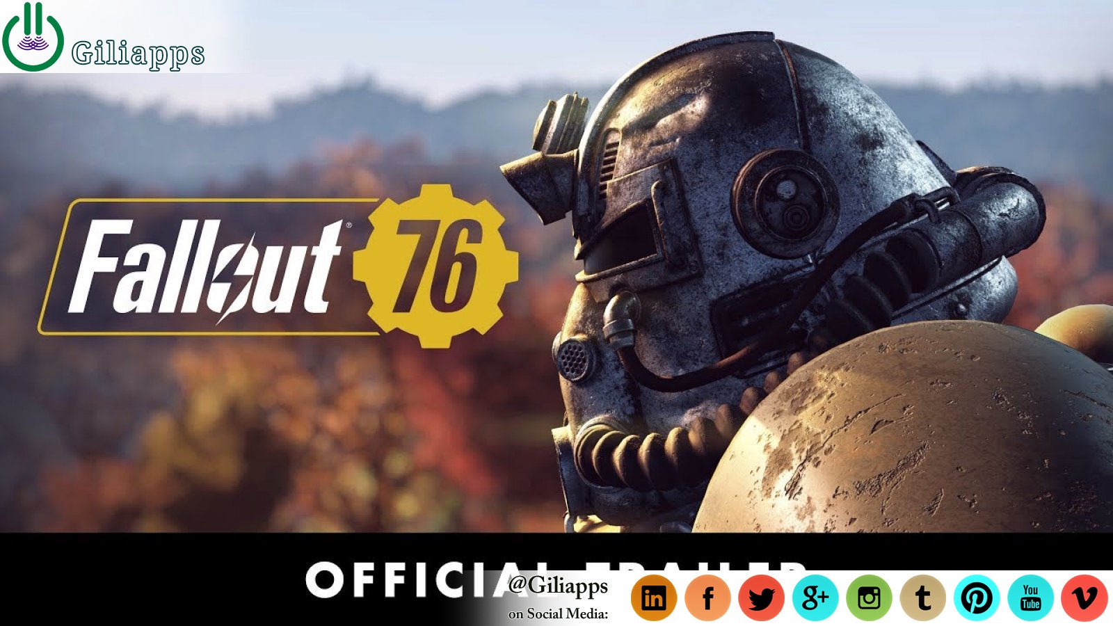 Fallout 76 will release on 14 Nov 2018