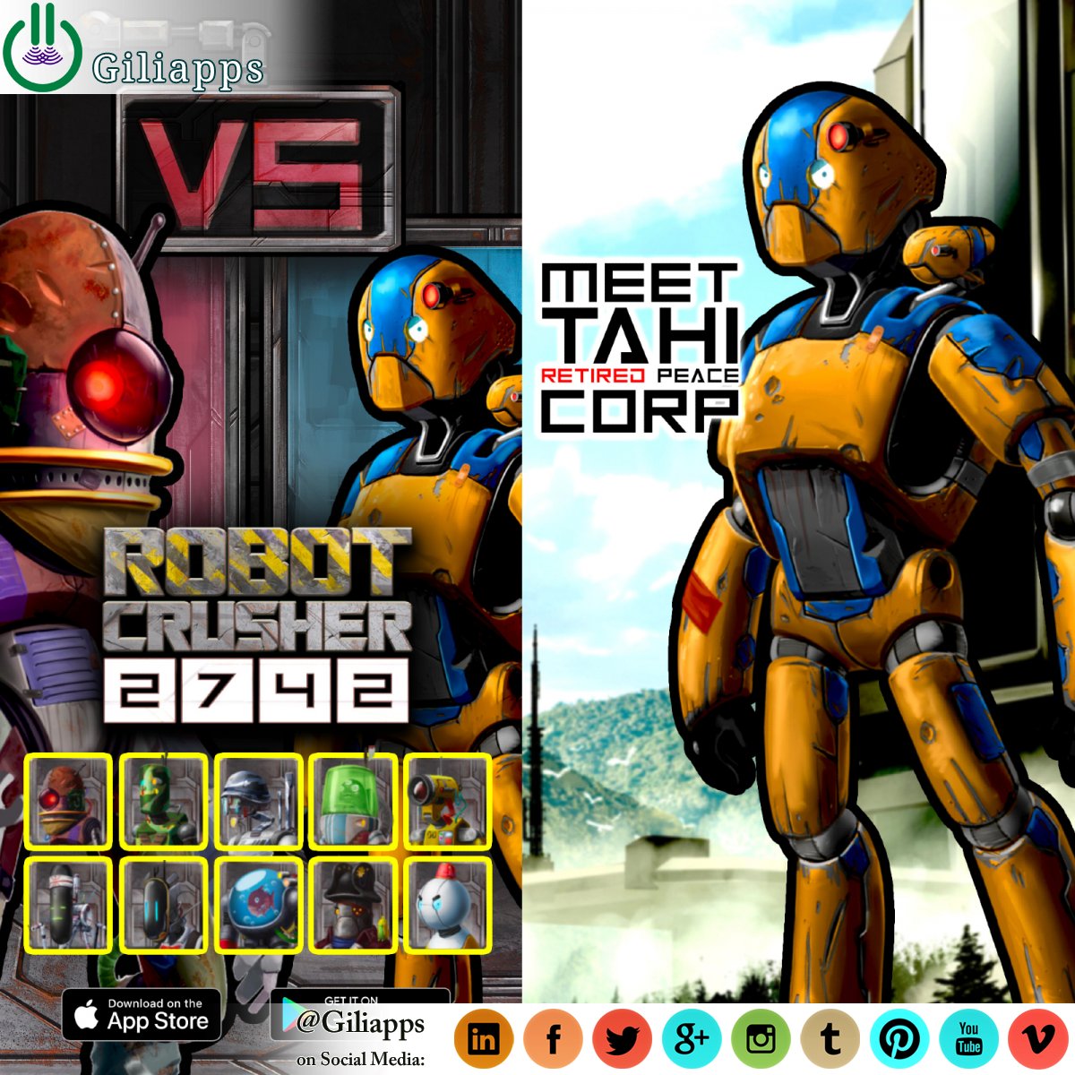 Robot Crusher Battle Pinball will release on 10 Jan 2020